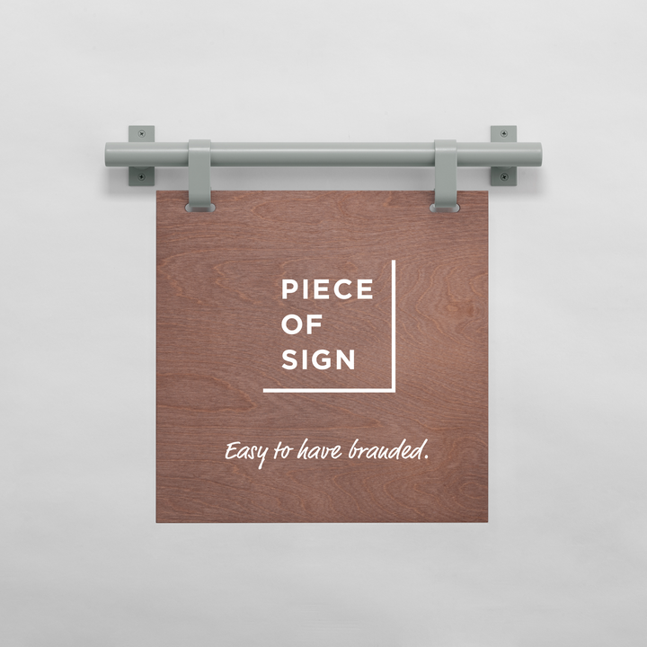 HANGING ウォールサイン 壁掛け - SQUARE - PIECE OF SIGN