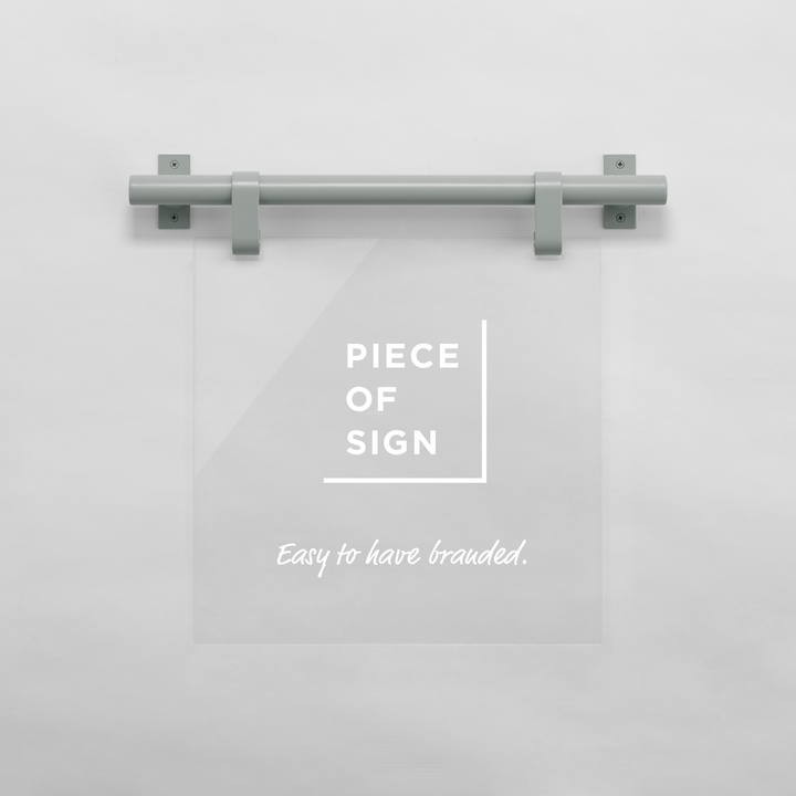 HANGING ウォールサイン 壁掛け - SQUARE - PIECE OF SIGN