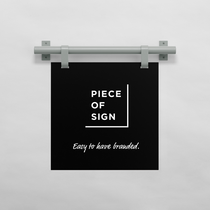 HANGING ウォールサイン 壁掛け - SQUARE - PIECE OF SIGN