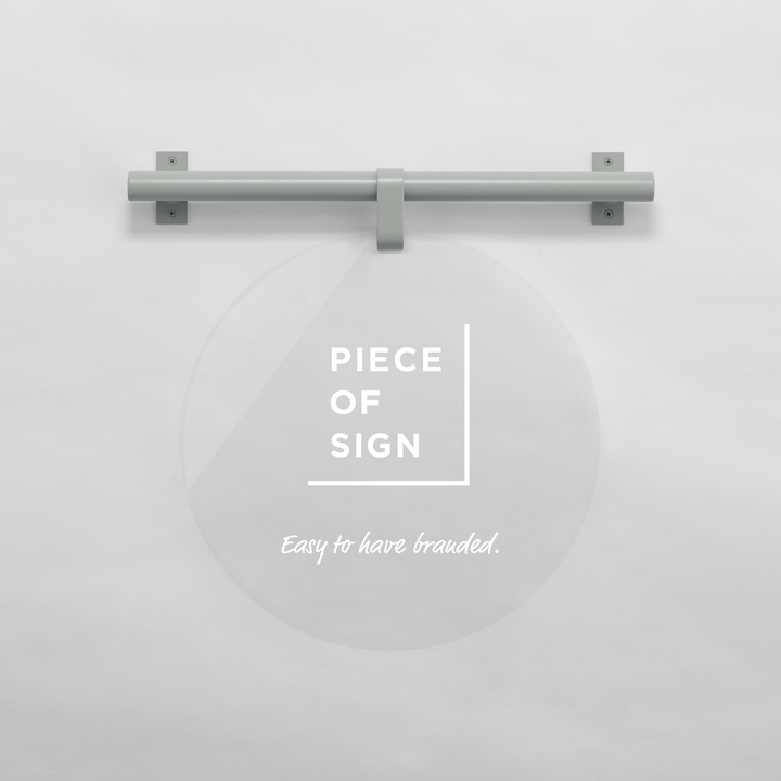 HANGING ウォールサイン 壁掛け - ROUND - PIECE OF SIGN