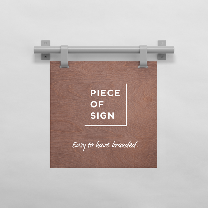 HANGING ウォールサイン 壁掛け - SQUARE - PIECE OF SIGN