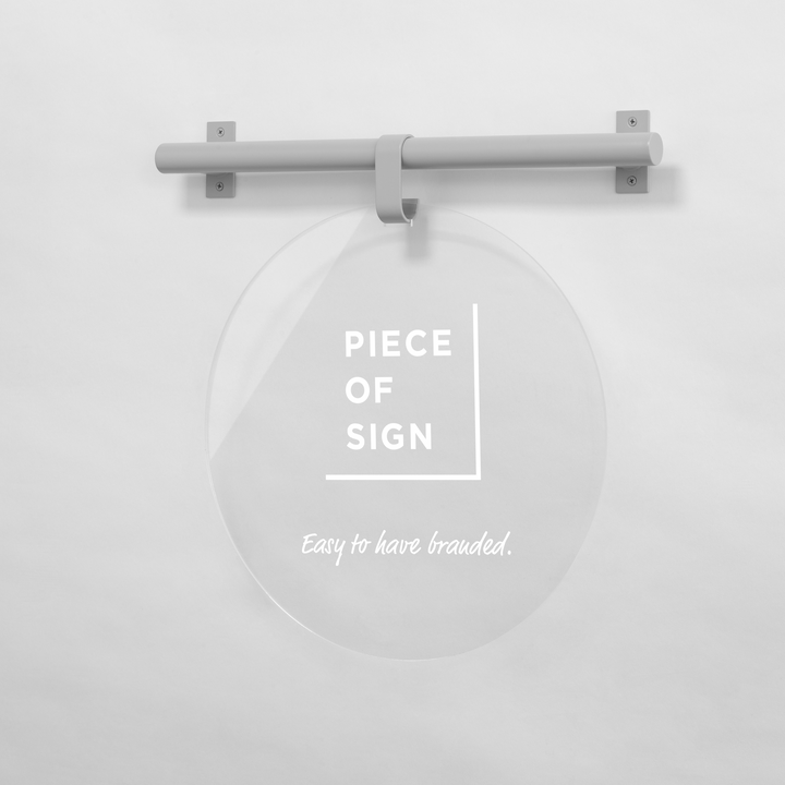 HANGING ウォールサイン 壁掛け - ROUND - PIECE OF SIGN