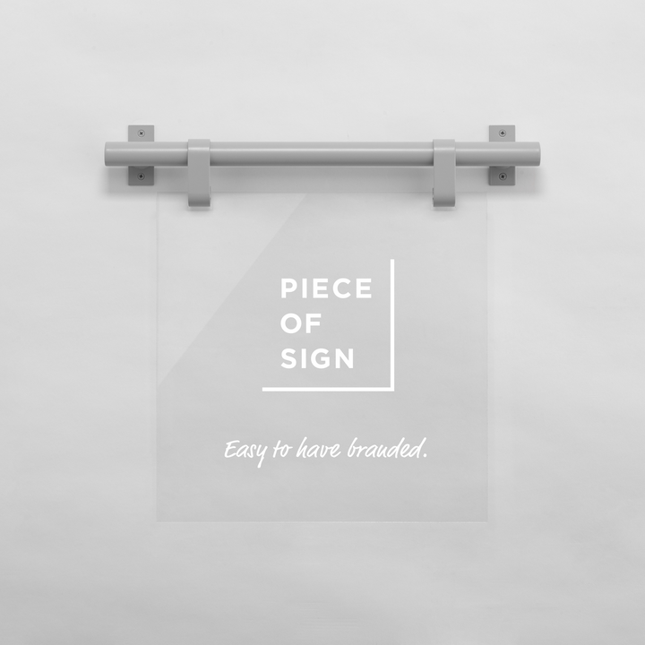 HANGING ウォールサイン 壁掛け - SQUARE - PIECE OF SIGN