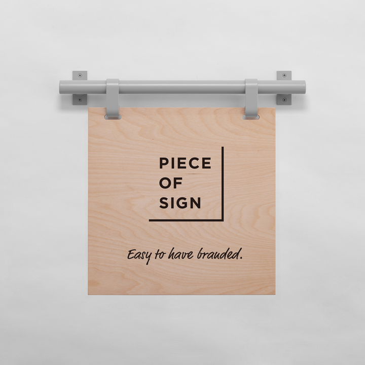 HANGING ウォールサイン 壁掛け - SQUARE - PIECE OF SIGN