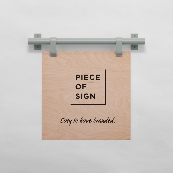 HANGING ウォールサイン 壁掛け - SQUARE - PIECE OF SIGN