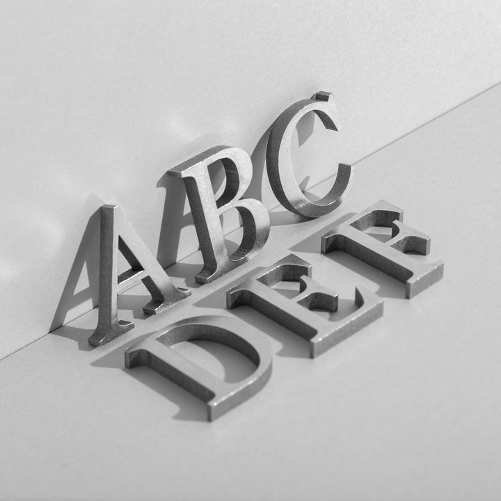 LETTER SIGN 切文字表札セット - PIECE OF SIGN