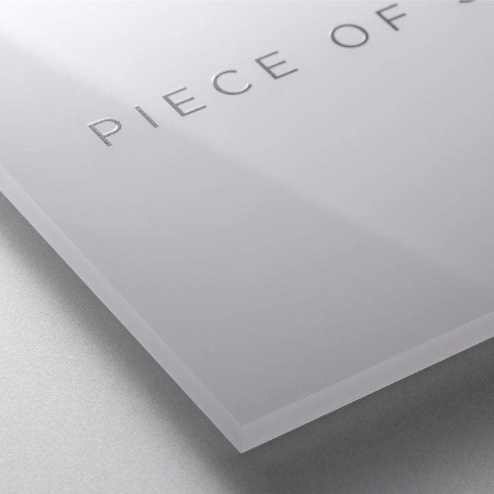 おしゃれなアクリル表札 - PIECE OF SIGN 