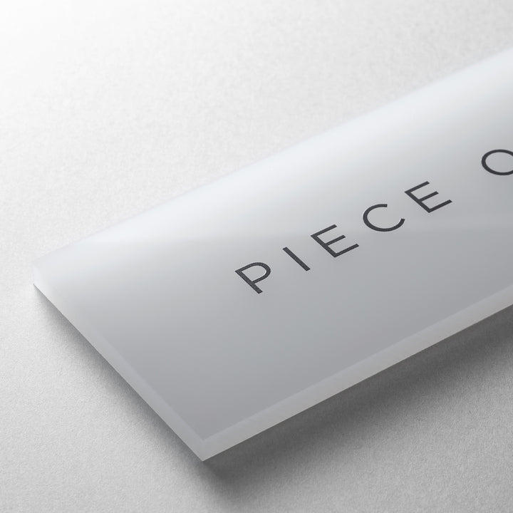 おしゃれなアクリル表札 - PIECE OF SIGN 