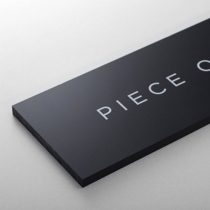 おしゃれなアクリル表札 - PIECE OF SIGN 