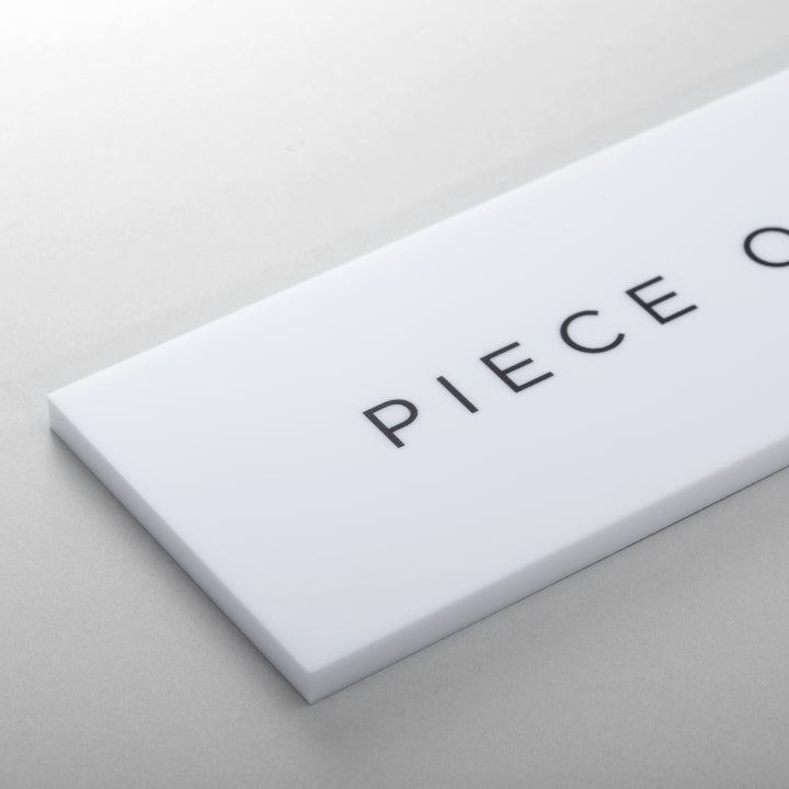おしゃれなアクリル表札 - PIECE OF SIGN 