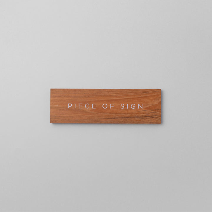 おしゃれな無垢木表札 - PIECE OF SIGN 