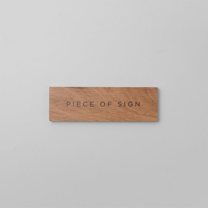 おしゃれな無垢木表札 - PIECE OF SIGN 