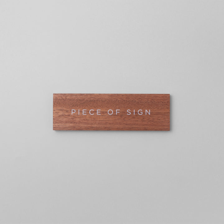 おしゃれな無垢木表札 - PIECE OF SIGN 