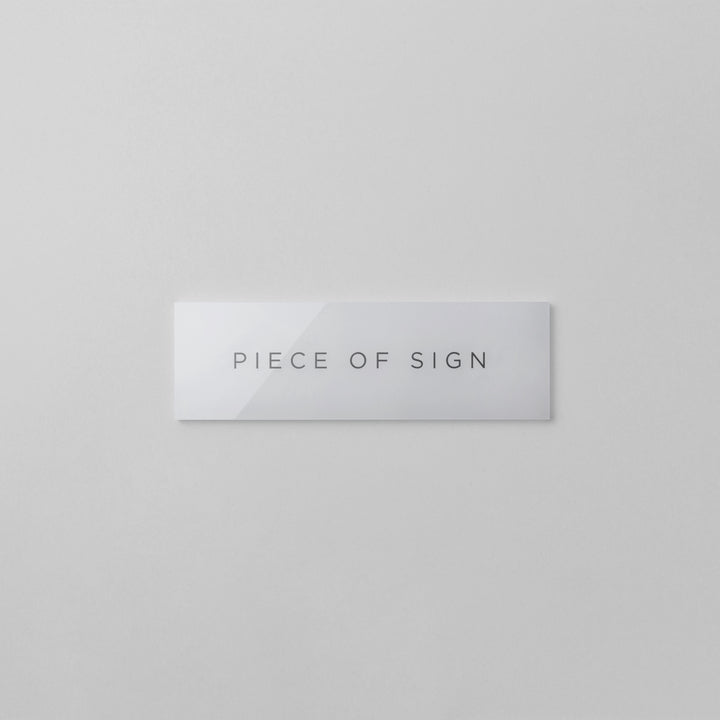 おしゃれなアクリル表札 - PIECE OF SIGN 