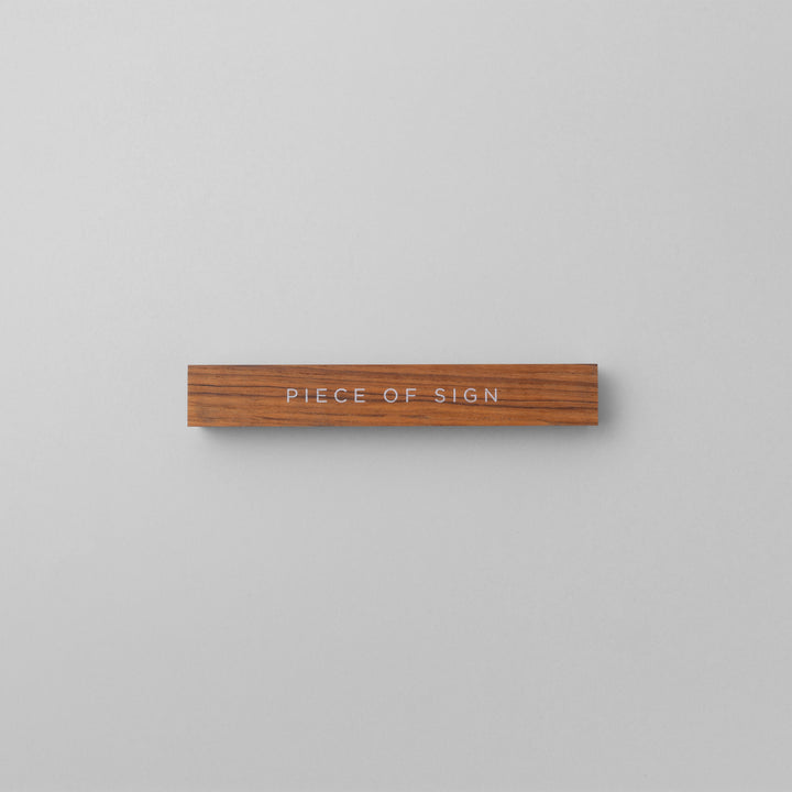 おしゃれな無垢木表札 - PIECE OF SIGN 
