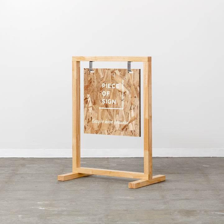 WOOD FRAME スタンドサイン - PIECE OF SIGN