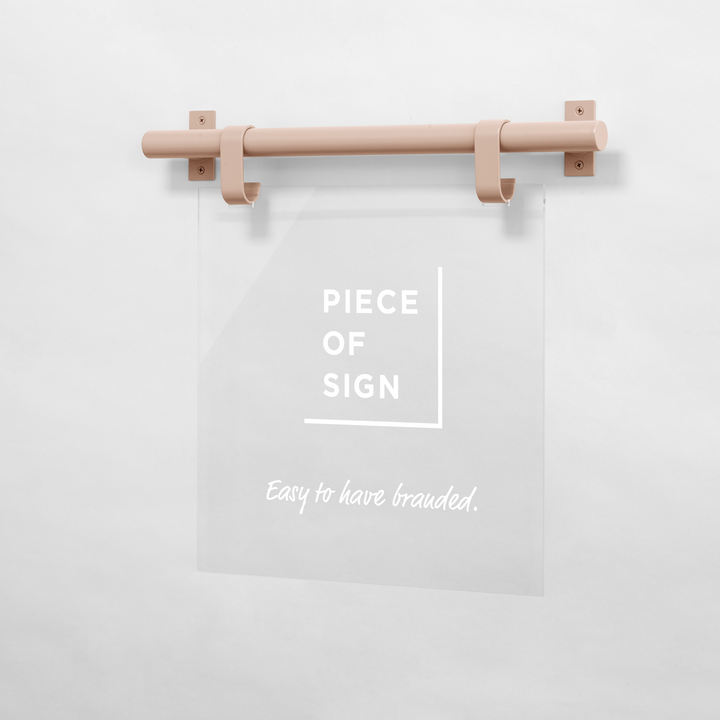 HANGING ウォールサイン 壁掛け - SQUARE - PIECE OF SIGN