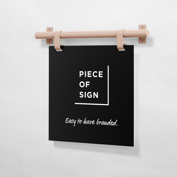 HANGING ウォールサイン 壁掛け - SQUARE - PIECE OF SIGN