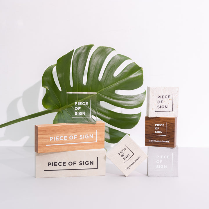 COUNTER / TABLE TOP サイン - PIECE OF SIGN