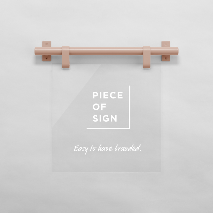 HANGING ウォールサイン 壁掛け - SQUARE - PIECE OF SIGN