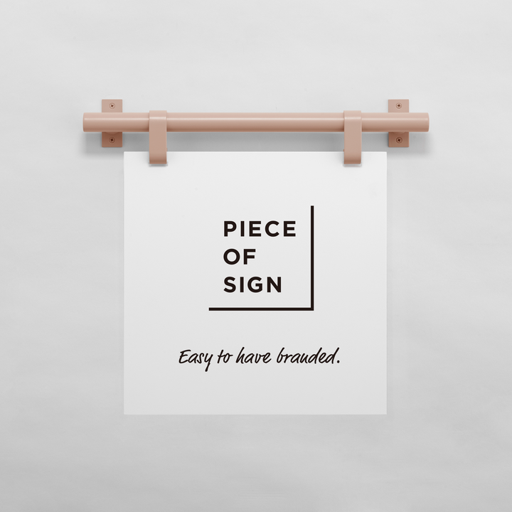 HANGING ウォールサイン 壁掛け - SQUARE - PIECE OF SIGN