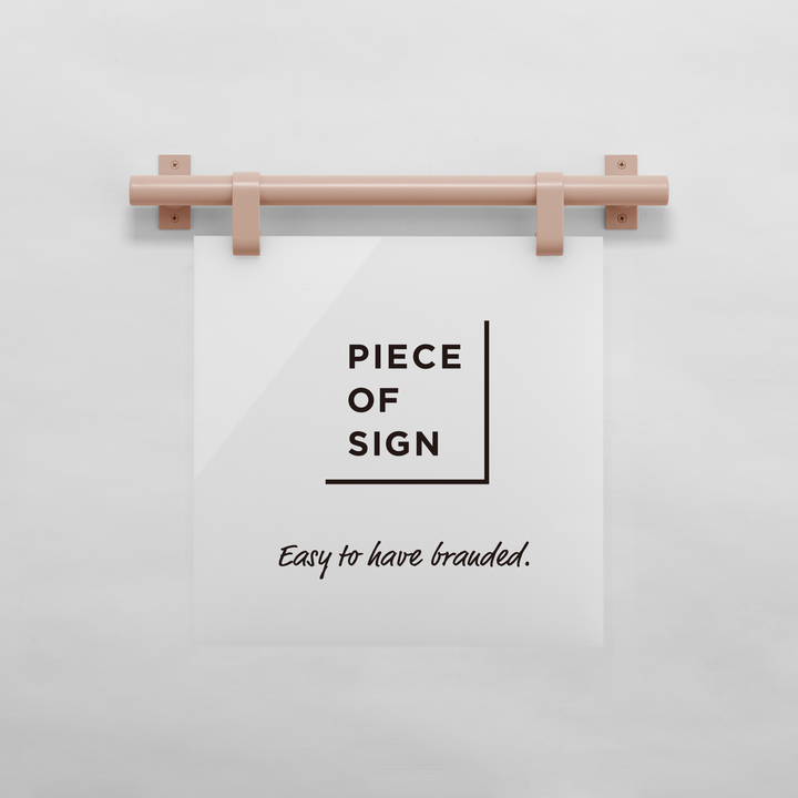 HANGING ウォールサイン 壁掛け - SQUARE - PIECE OF SIGN