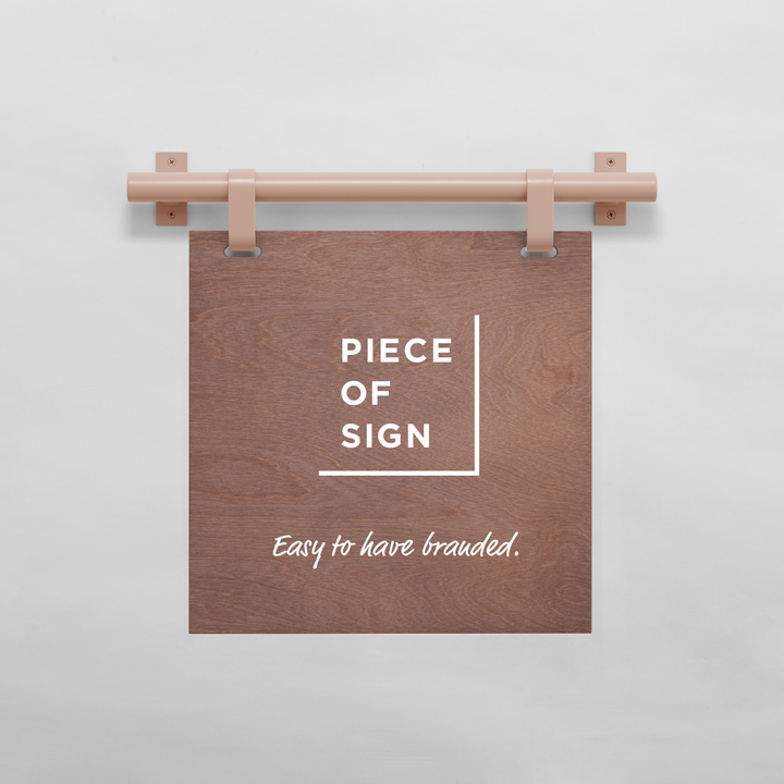 HANGING ウォールサイン 壁掛け - SQUARE - PIECE OF SIGN