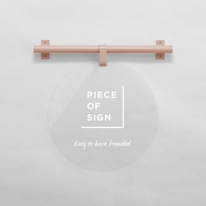HANGING ウォールサイン 壁掛け - ROUND - PIECE OF SIGN