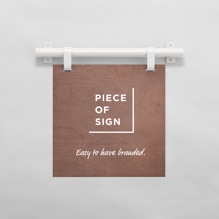 HANGING ウォールサイン 壁掛け - SQUARE - PIECE OF SIGN