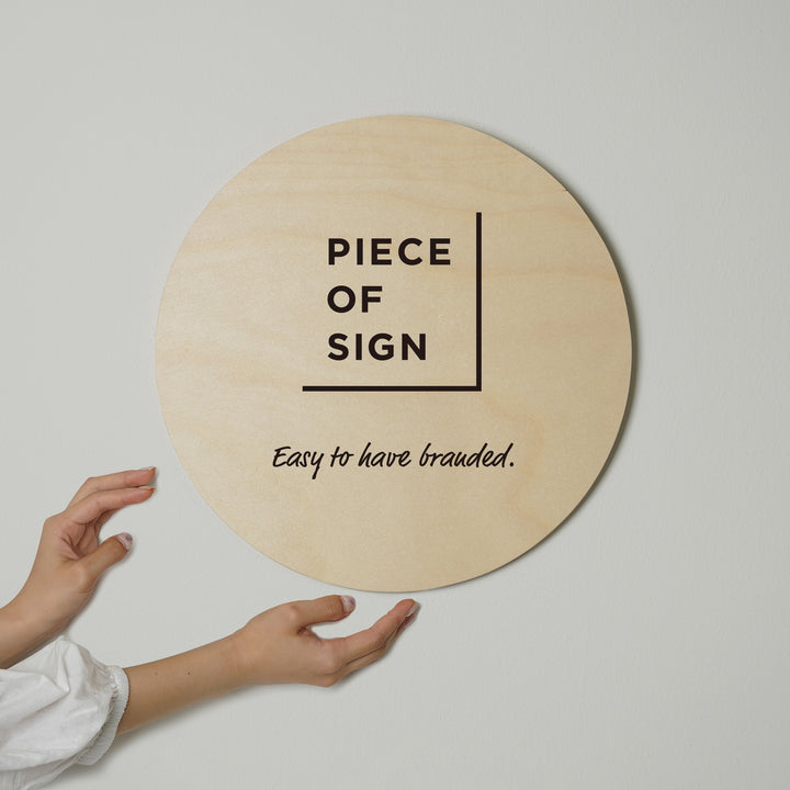 FLAT PLATE ウォールサイン - PIECE OF SIGN