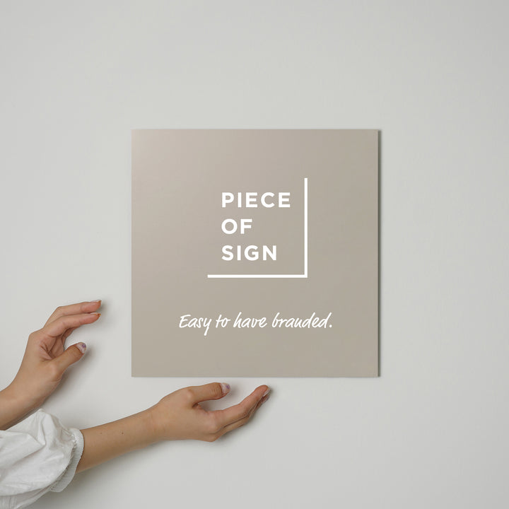 FLAT PLATE ウォールサイン - PIECE OF SIGN