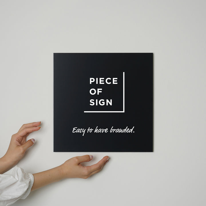 FLAT PLATE ウォールサイン - PIECE OF SIGN