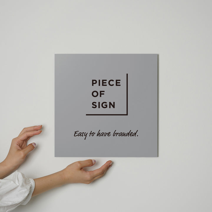 FLAT PLATE ウォールサイン - PIECE OF SIGN