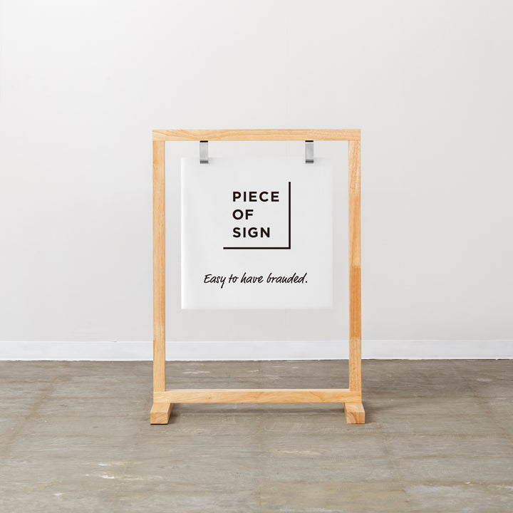 WOOD FRAME スタンドサイン - PIECE OF SIGN