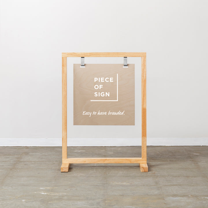 WOOD FRAME スタンドサイン - PIECE OF SIGN