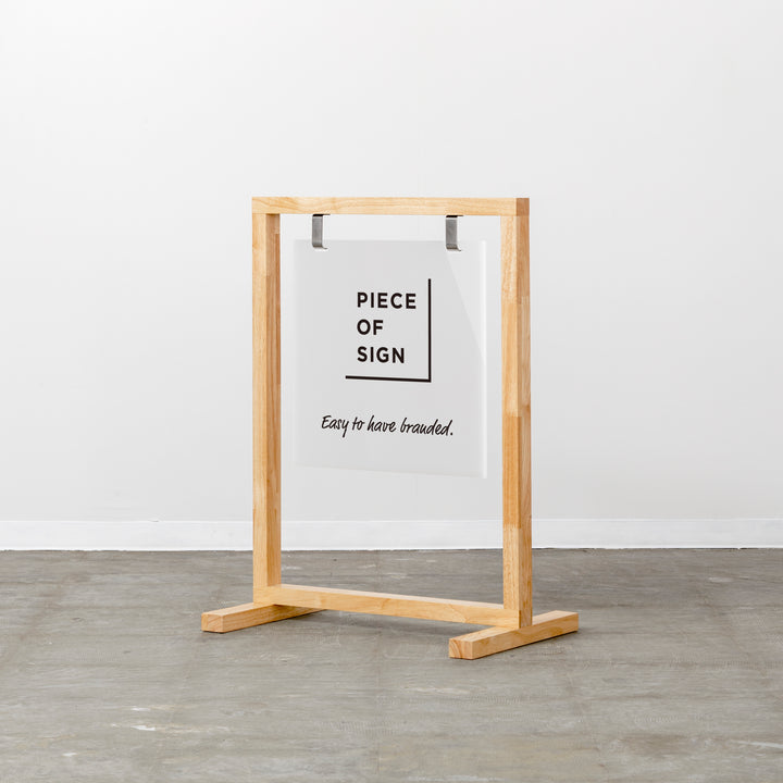 WOOD FRAME スタンドサイン - PIECE OF SIGN