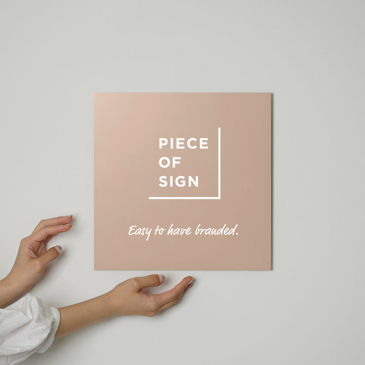 FLAT PLATE ウォールサイン - PIECE OF SIGN