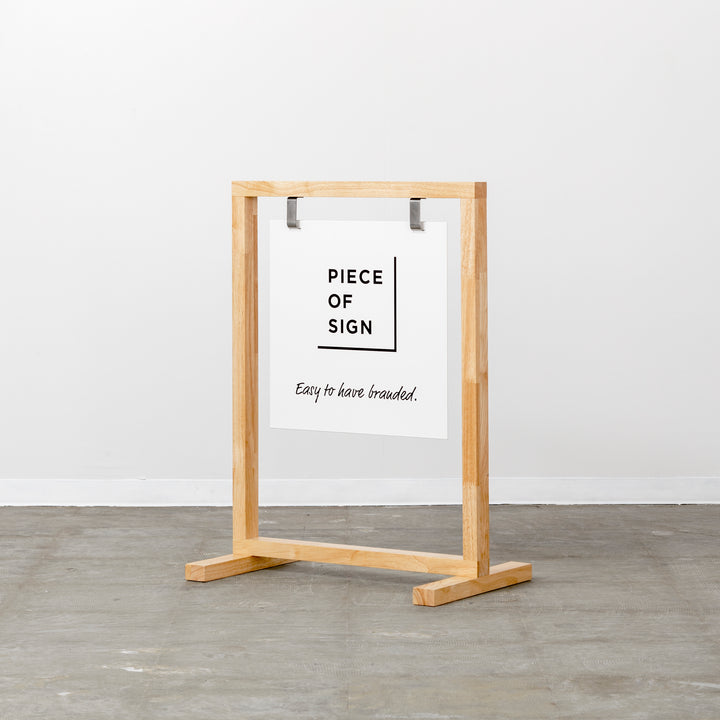 WOOD FRAME スタンドサイン - PIECE OF SIGN