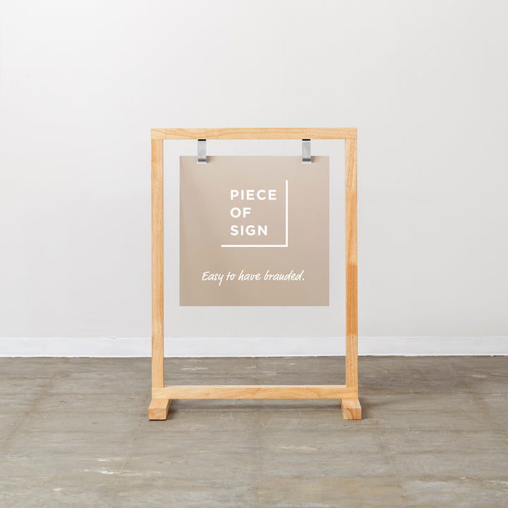 WOOD FRAME スタンドサイン - PIECE OF SIGN