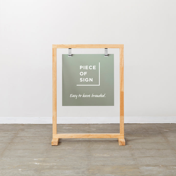 WOOD FRAME スタンドサイン - PIECE OF SIGN