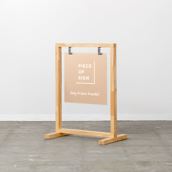 WOOD FRAME スタンドサイン - PIECE OF SIGN