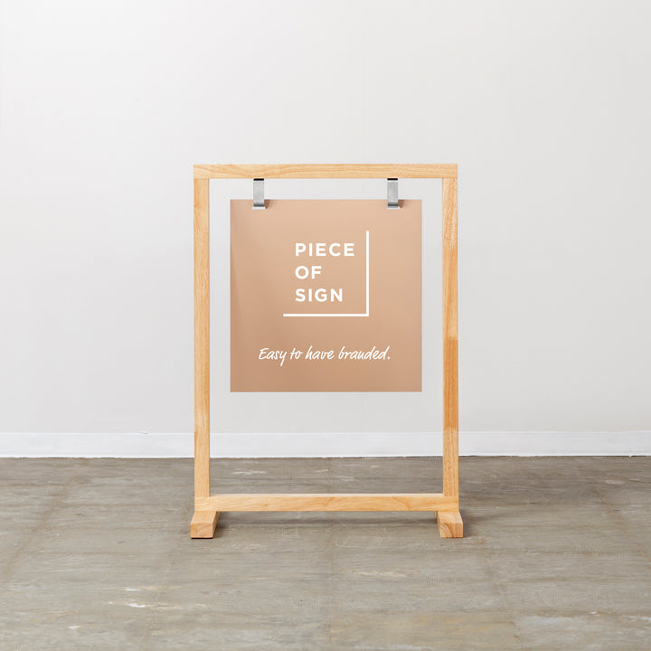 WOOD FRAME スタンドサイン - PIECE OF SIGN