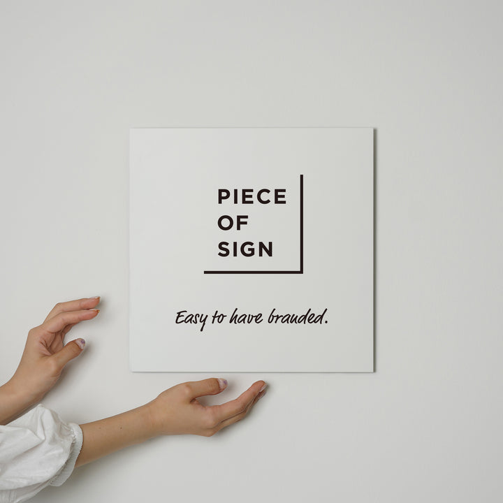 FLAT PLATE ウォールサイン - PIECE OF SIGN